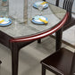 Luxury Style Dining Table 4 Legs Extendable Table with Sintered Stone Clearhalo ' dining_table' 'Dining Tables & Seating' 'Dining Tables' 'furn' 'furn_dining_table' 'Furniture' 'furniture_dining_table' 'Kitchen & Dining Furniture' 'kitchen&dining_furn' 'kitchen' 'kitchen_dining_table' 1200x1200_12cfcb0c-0c81-44b9-82aa-dacc939587fa