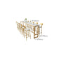 Rectangle White Solid Wood Table Trestle Base Dining Table for Kitchen Living Room Clearhalo 'Bar Furniture' 'Bar Tables' 'bar_tables' 'furn' 'furn_bar_tables' 'Furniture' 'Kitchen & Dining Furniture' 1200x1200_12d184d9-6db2-4b9b-a291-a4326a9f6d04