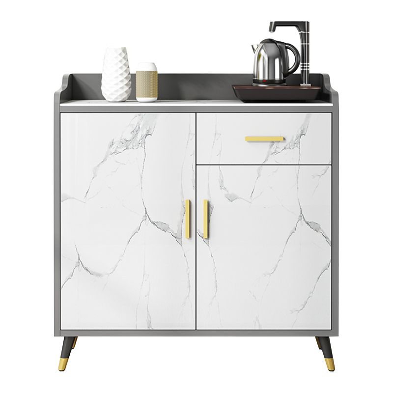 Server da pranzo in pietra di buffet contemporanei con cassetti per soggiorno