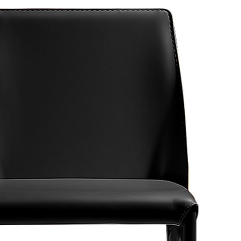 Modern Simple Side Chair Faux Leather Side Dining Chair for Living Room Clearhalo 'Dining Chairs' 'Dining Tables & Seating' 'dining_chair' 'furn' 'furn_dining_chair' 'Furniture' 'Kitchen & Dining Furniture' 1200x1200_12d3c794-bc7f-4f0c-967d-9f7a95b1d57a