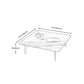 4 Legs Base Design Black Gold Slate & Marble Top Round/rectangular/square Coffee Table