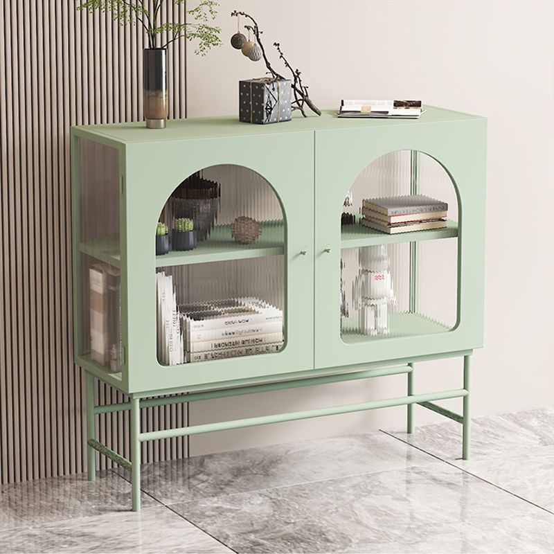 Curio Curio Curio Curio Metal Porte in vetro armadio per sala da pranzo