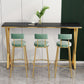 Rectangle Stone Bistro Table Modern Pub Table with Double Pedestal Clearhalo 'Bar Furniture' 'Bar Tables' 'bar_tables' 'furn' 'furn_bar_tables' 'Furniture' 'Kitchen & Dining Furniture' 1200x1200_12db6878-e495-4f40-8936-872f5df551b5