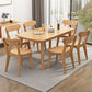 Rubberwood Solid Wood Dining Table Simplicity Style Dinette Table for Indoor Clearhalo ' dining_table' 'Dining Tables & Seating' 'Dining Tables' 'furn' 'furn_dining_table' 'Furniture' 'furniture_dining_table' 'Kitchen & Dining Furniture' 'kitchen&dining_furn' 'kitchen' 'kitchen_dining_table' 1200x1200_12db78c8-efc8-4904-bd76-8d201337fd15
