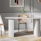 Metal Modern Oval Dining Table White Sintered Stone Table for Dining Room and Kitchen Clearhalo ' dining_table' 'Dining Tables & Seating' 'Dining Tables' 'Furniture' 'furniture_dining_table' 'Kitchen & Dining Furniture' 'kitchen&dining_furn' 'kitchen' 'kitchen_dining_table' 1200x1200_12dc4483-a6d1-4260-b9a9-7a0abe2381bc