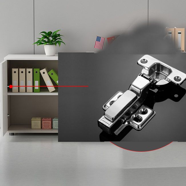 Armadio in legno di archiviazione laterale in stile scandinavo per home office