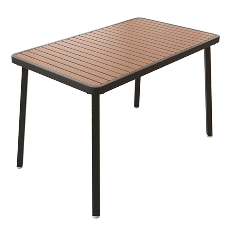 Industrial Style Dining Room Table 4 Metal Base Table for Home Kitchen Dinner Clearhalo ' dining_table' 'Dining Tables & Seating' 'Dining Tables' 'furn' 'furn_dining_table' 'Furniture' 'furniture_dining_table' 'Kitchen & Dining Furniture' 'kitchen&dining_furn' 'kitchen' 'kitchen_dining_table' 1200x1200_12ddccd0-8e23-4df9-aac2-4e03e4a1772f