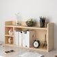 Modern Closed Back Wood Book Shelf Natural 8"W Home Bookcase