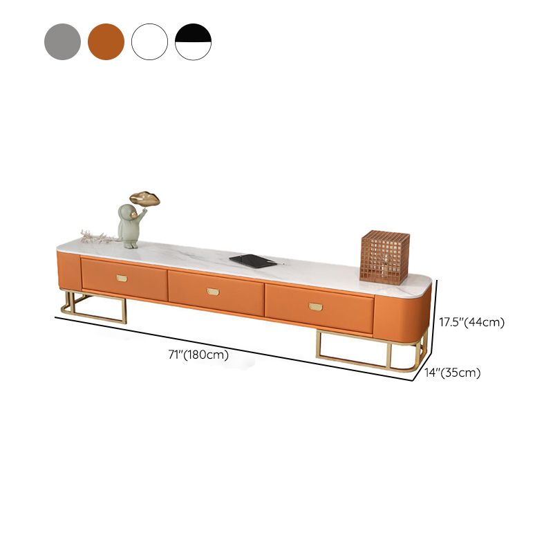 Glam TV Stand Console Stone Media Console TV Stand with Drawers Clearhalo 'furn' 'furn_tv_stands_entertainment_centers' 'Furniture' 'Living Room Furniture' 'TV Stands & Entertainment Centers' 'TV Stands & Media Storage Furniture' 'tv_stands_entertainment_centers' 1200x1200_12e07e15-448c-48b3-85be-2a43e4eec19f