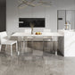 Glam Dinette Set with Solid Back Chairs 1/2/4/6/7/8 Pieces Glossy White Dining Table Set Clearhalo 'Dining Room Sets' 'Dining Tables & Seating' 'dining_room_set' 'furn' 'furn_dining_room_set' 'Furniture' 'Kitchen & Dining Furniture' 1200x1200_12e0d0ed-cced-4fd5-b01c-9da2b56be759