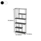 Minimalist Open Metal Etagere Bookcase with Rectangular Shelves Bookcase Clearhalo 'Bookcases' 'Furniture' 'furniture_bookcases' 'kitchen' 'kitchen_bookcases' 'Living Room Furniture' 'Office Furniture' 1200x1200_12e11fdd-58bb-4975-a557-4dcb58a6b9e6