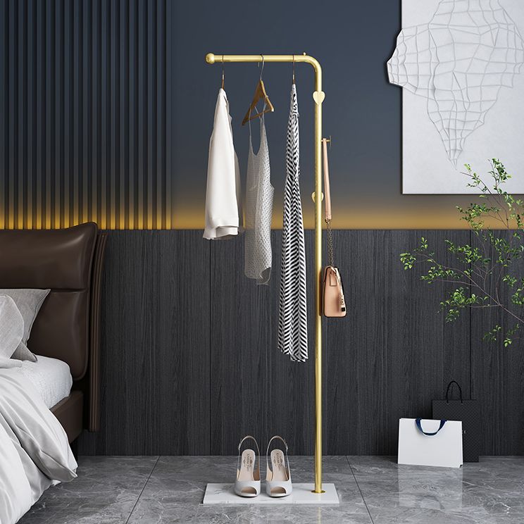 Zeitgenössischer Beatmetal -Rack Metall umgerahmt mit 3 Haken Eingangshalle Baumbaum