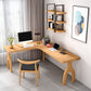 L-Shape Home Writing Desk Modern Style Pine Solid Wood Office Desk Clearhalo 'furn' 'furn_office_desk' 'Furniture' 'furniture_office_desk' 'Office Desks' 'Office Furniture' 'office_desk' 1200x1200_12e8640c-99d8-4a3c-be28-28505636b3de