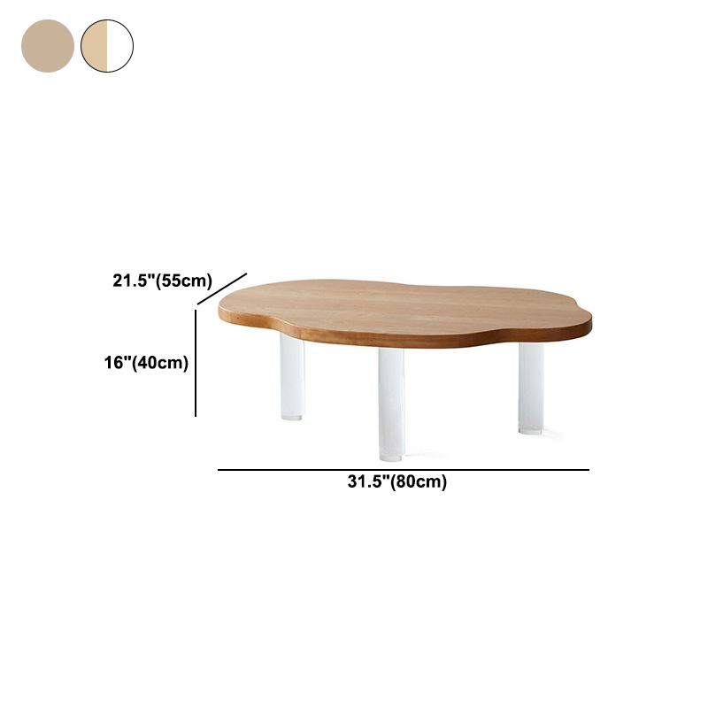 Nordic Style Cocktail Table Pine Material Wood ColorFree Shape Coffee Table Clearhalo 'Coffee & Accent Tables' 'Coffee Tables' 'coffee_tables' 'furn' 'furn_coffee_tables' 'Furniture' 'furniture_coffee_tables' 'Living Room Furniture' 1200x1200_12edf32f-9abe-4716-bb7e-628ea9786d3a