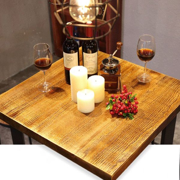 Modern Cafe Bar Height Cocktail Table Square Wood Counter Height Dining Table Clearhalo 'Bar Furniture' 'Bar Tables' 'bar_tables' 'furn' 'furn_bar_tables' 'Furniture' 'furniture_bar_tables' 'Kitchen & Dining Furniture' 'kitchen&dining_furn' 'kitchen' 1200x1200_12ef2cb1-f599-46bd-bfe9-542a6b226d3c