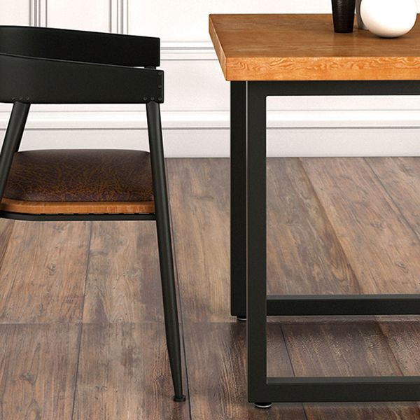 Industrial Dining Site Table Pine Solid Wood Dining Room Dinette Table Clearhalo ' dining_table' 'Dining Tables & Seating' 'Dining Tables' 'furn' 'furn_dining_table' 'Furniture' 'furniture_dining_table' 'Kitchen & Dining Furniture' 'kitchen&dining_furn' 'kitchen' 'kitchen_dining_table' 1200x1200_12ef3ada-a660-4b6f-9943-6cbcbc1c0383