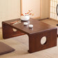 Modern Style Paulownia Rectangular Coffee Table in Walnut/oak/wood