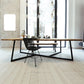 Industrial Solid Wood Khaki Dining Table Rectangle Shape Dining Table with Sled Base Clearhalo ' dining_table' 'Dining Tables & Seating' 'Dining Tables' 'furn' 'furn_dining_table' 'Furniture' 'furniture_dining_table' 'Kitchen & Dining Furniture' 'kitchen&dining_furn' 'kitchen' 'kitchen_dining_table' 1200x1200_12f4c325-71fe-483e-af61-901628b36d50
