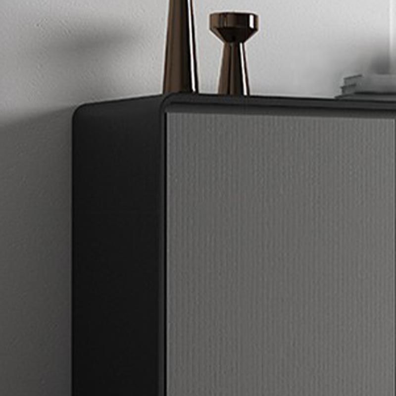 Serveur de bois d'ingénierie du serveur moderne avec porte et tiroir, 47,2 "L x 15,7" W x 30,7 "H