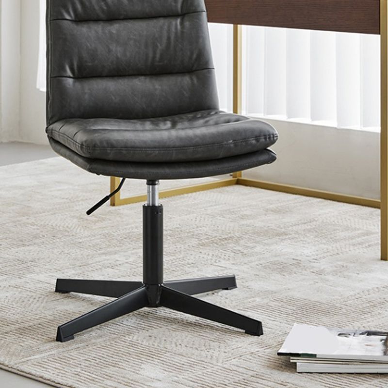 Armless Office Chair No Wheels Conference Chair for Living Room Home Clearhalo 'furn' 'furn_office_chair' 'Furniture' 'Office Chairs' 'Office Furniture' 'office_chair' 1200x1200_12f97a6c-73a9-4d95-9422-23efb8ae7dbe