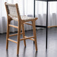 Contemporary 37" Height Solid Wood Backrest Counter High Stool Clearhalo 'Bar Furniture' 'Bar Stools' 'bar_stools' 'furn' 'furn_bar_stools' 'Furniture' 'Kitchen & Dining Furniture' 1200x1200_12fcc6a6-a802-4045-ad32-b758698b1aed