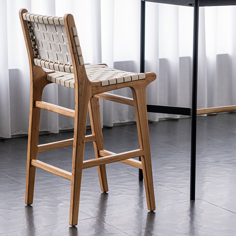 Contemporary 37" Height Solid Wood Backrest Counter High Stool Clearhalo 'Bar Furniture' 'Bar Stools' 'bar_stools' 'furn' 'furn_bar_stools' 'Furniture' 'Kitchen & Dining Furniture' 1200x1200_12fcc6a6-a802-4045-ad32-b758698b1aed