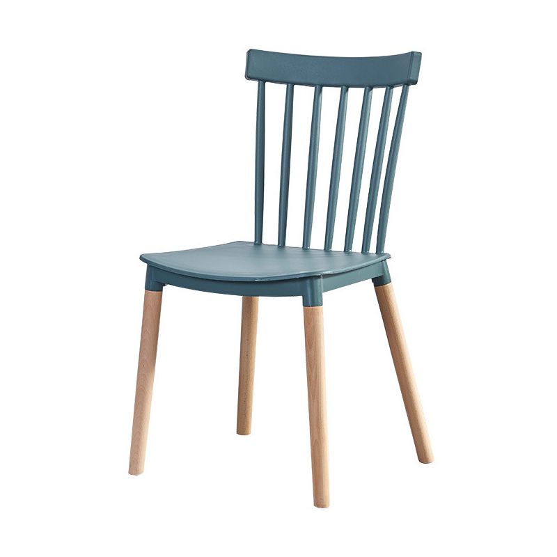 Glam Style Wooden Side Chair Matte Finish Windsor Back Dining Chair for Coffee Shop Clearhalo ' kitchen&dining_furn' 'Dining Chairs' 'Dining Tables & Seating' 'dining_chair' 'furn' 'furn_dining_chair' 'Furniture' 'furniture_dining_chair' 'Kitchen & Dining Furniture' 'kitchen' 1200x1200_12ff1ce3-7841-4deb-aae4-acd0a116782a
