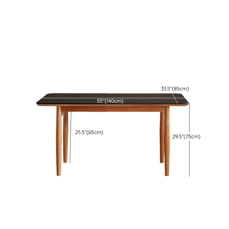 Simplicity Style Rectangle Stone Fixed Dinner Table with 4-foot Clearhalo 'Dining Tables & Seating' 'Dining Tables' 'dining_table' 'furn' 'furn_dining_table' 'Furniture' 'Kitchen & Dining Furniture' 1200x1200_1303e7e0-0d52-4354-b645-c7e114bb2795