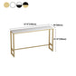 Glam Rectangle Stone Pub Bar Table Indoor Gold Iron Bar Dining Table with Trestle Pedestal Clearhalo 'Bar Furniture' 'Bar Tables' 'bar_tables' 'furn' 'furn_bar_tables' 'Furniture' 'furniture_bar_tables' 'Kitchen & Dining Furniture' 'kitchen&dining_furn' 'kitchen' 1200x1200_13043138-f513-414e-840e-33cae33ff430