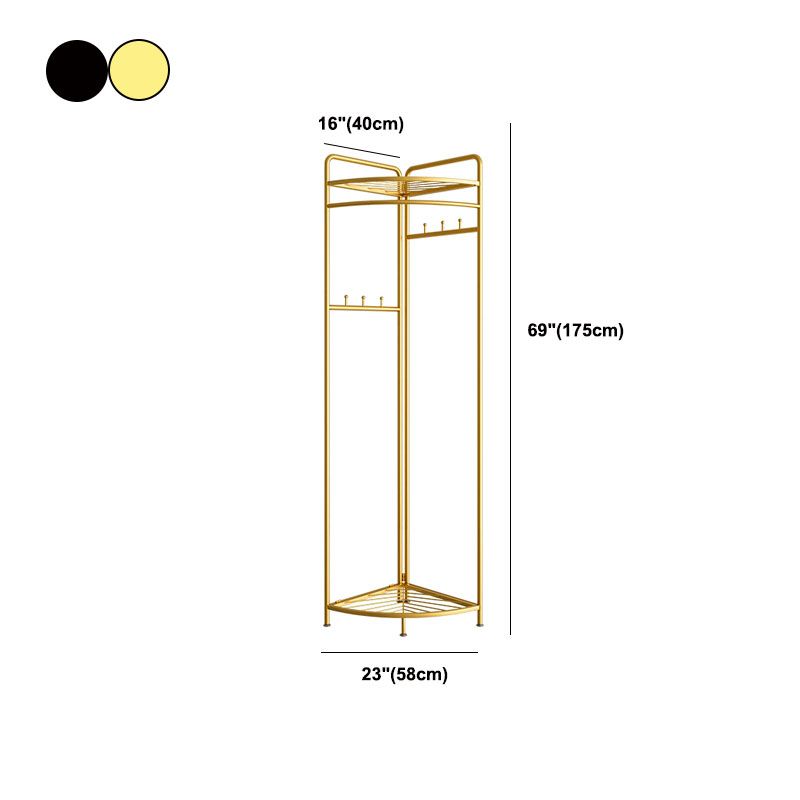 Industrial Hall Stand Metal Shelving Included Free Standing Entryway Kit Coat Hanger Clearhalo 'Entry & Mudroom Furniture' 'furn' 'furn_hall_tree_coat_racks' 'Furniture' 'Hall Trees & Coat Racks' 'hall_tree_coat_racks' 1200x1200_13043448-3ef8-48a0-9611-cc13ce718695