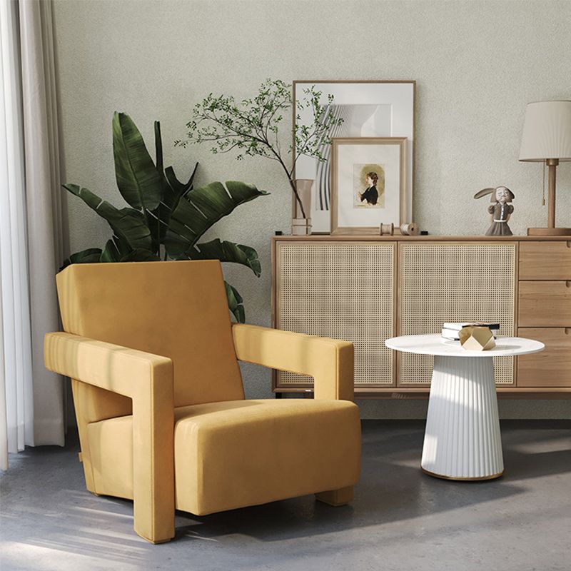 Mid-Century Modern Solid Color Accent Armchair Fixed Back Arm Chair for Living Room Clearhalo 'Accent Chairs' 'accent_chairs' 'Chairs & Seating' 'furn' 'furn_accent_chairs' 'Furniture' 'Living Room Furniture' 1200x1200_1304f6b1-8d45-434d-a263-b51faff157a5