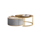 Slate Nesting Coffee Table Set Glam Coffee Table Set with Storage