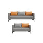 Leather Grey Sofa Stationary Square Arm Seating for Living Room Clearhalo 'furn' 'furn_sofas' 'Furniture' 'Living Room Furniture' 'Sofa' 'sofas' 1200x1200_1306f32b-b3ef-43f4-bf7a-a0898a527632