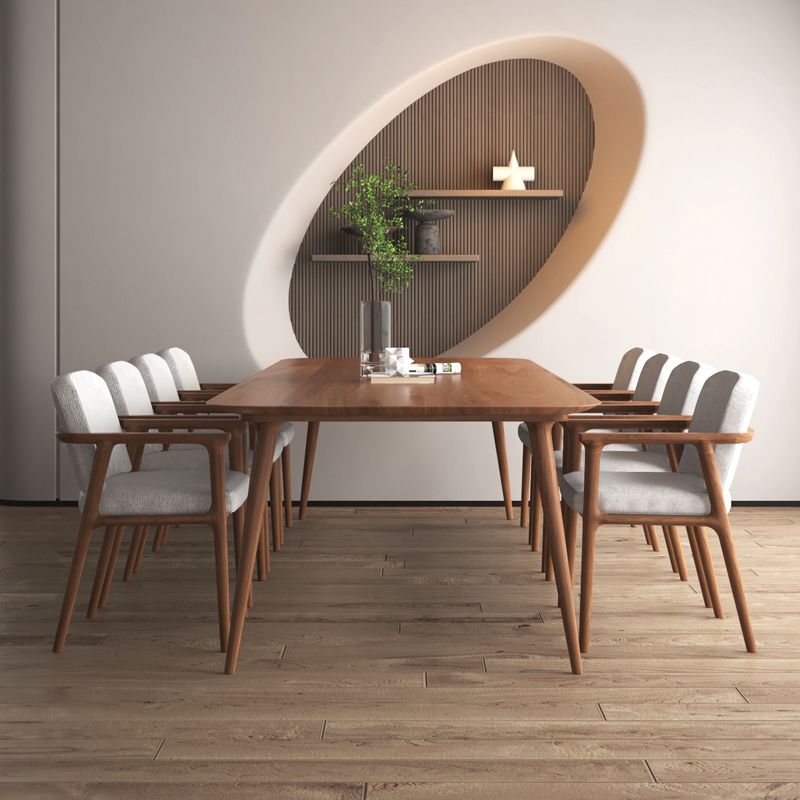 Solid Wood Contemporary Rectangle Dining Table Pine Wood Top Table with Legs Clearhalo ' dining_table' 'Dining Tables & Seating' 'Dining Tables' 'furn' 'furn_dining_table' 'Furniture' 'furniture_dining_table' 'Kitchen & Dining Furniture' 'kitchen&dining_furn' 'kitchen' 'kitchen_dining_table' 1200x1200_13079b57-20f3-455d-9a96-25947febd3ec