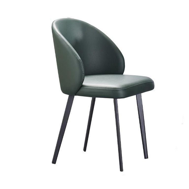 Modern Style Parsons Side Chair Faux Leather Indoor Dining Chair Clearhalo 'Dining Chairs' 'Dining Tables & Seating' 'dining_chair' 'furn' 'furn_dining_chair' 'Furniture' 'furniture_dining_chair' 'Kitchen & Dining Furniture' 1200x1200_1308eb43-6d51-4948-b09b-9e307c70d6da