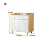 Wooden Storage Chest Dresser Bedside Storage Chest for Bedroom