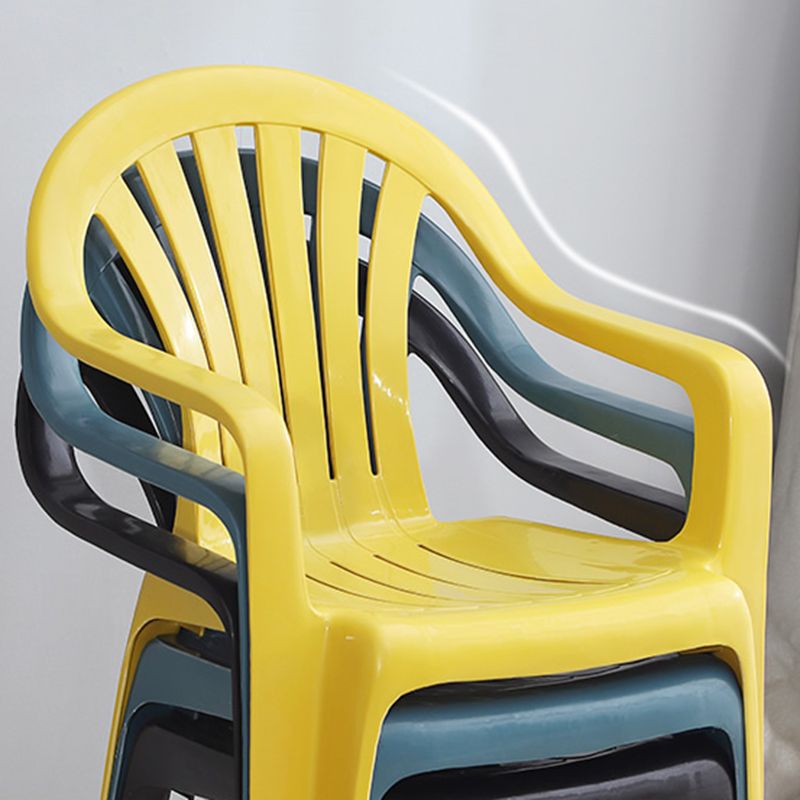 Modern Plastic Dining Arm Chairs Home Stackable Windsor Dining Armchair Clearhalo ' kitchen&dining_furn' 'Dining Chairs' 'Dining Tables & Seating' 'dining_chair' 'furn' 'furn_dining_chair' 'Furniture' 'furniture_dining_chair' 'Kitchen & Dining Furniture' 'kitchen' 1200x1200_130b7e30-ec6a-4abd-b2cc-7d0dfd5d8f15