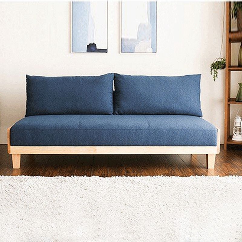 Linen Modern Armless Sofa Wooden Sleeper Sofa for Living Room, Apartment Clearhalo 'furn' 'furn_sofas' 'Furniture' 'furniture_sofas' 'Living Room Furniture' 'Sofa' 'sofas' 1200x1200_130d1daa-b3a4-4807-82fd-e47388a3c146