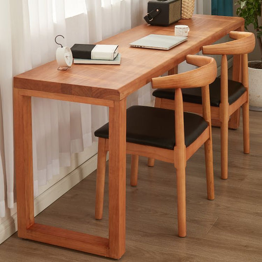 29.53 "Tall Writing Desk rechthoekig houten schrijfbureau met slee -basis voor huis