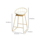 Faux Leather Dining Stools Low Back Bar Stools with Metal Base Clearhalo 'Bar Furniture' 'Bar Stools' 'bar_stools' 'furn' 'furn_bar_stools' 'Furniture' 'Kitchen & Dining Furniture' 1200x1200_13124084-1aee-4f11-b7d2-b097157a61be