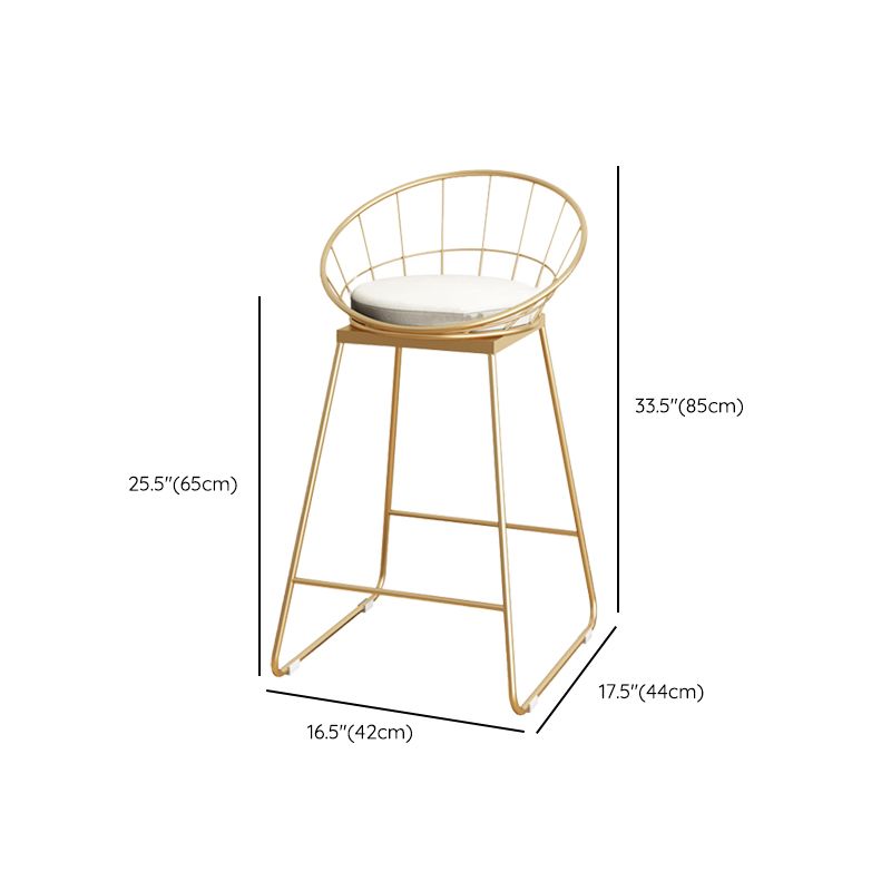 Faux Leather Dining Stools Low Back Bar Stools with Metal Base Clearhalo 'Bar Furniture' 'Bar Stools' 'bar_stools' 'furn' 'furn_bar_stools' 'Furniture' 'Kitchen & Dining Furniture' 1200x1200_13124084-1aee-4f11-b7d2-b097157a61be