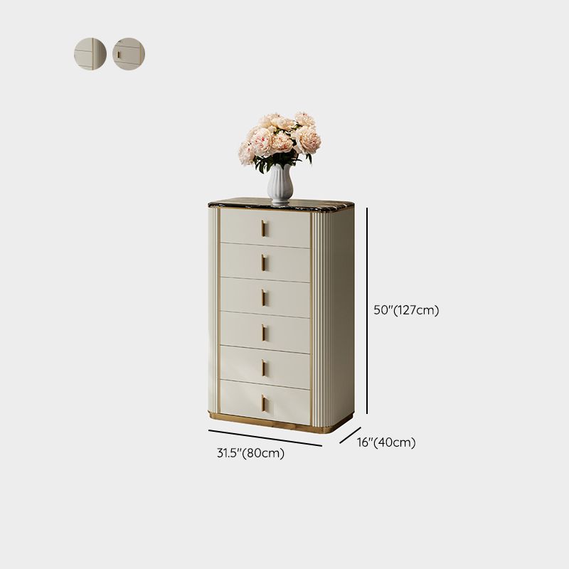 Classic Glam Storage Chest Dresser 5/4/6 Drawers Storage Chest , 17.55 Inch Width Clearhalo 'Bedroom Furniture' 'Dressers & Chests' 'dressers_chests' 'furn' 'furn_dressers_chests' 'Furniture' 1200x1200_131336cf-2752-4aef-a142-4da83c84cfc2