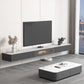 9.84 "H TV-Stand zeitgenössischer Stil mit Wand montiert graue TV-Konsole mit 2 Schubladen