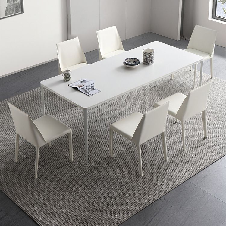 Modern Sintered Stone Dining Table Set 1/2/4/5/6/7 Pieces Dining Set for Home Use Clearhalo 'Dining Room Sets' 'Dining Tables & Seating' 'dining_room_set' 'furn' 'furn_dining_room_set' 'Furniture' 'furniture_dining_room_set' 'Kitchen & Dining Furniture' 1200x1200_13143873-ea97-4011-91db-312517efe0ce
