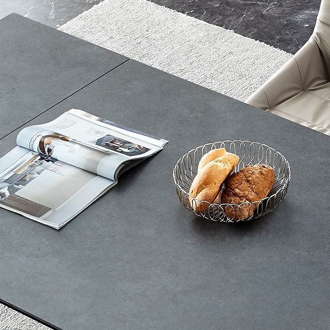 Modern Rectangular Dining Table Stone Top Dining Table with Double Pedestal Clearhalo ' dining_table' 'Dining Tables & Seating' 'Dining Tables' 'furn' 'furn_dining_table' 'Furniture' 'furniture_dining_table' 'Kitchen & Dining Furniture' 'kitchen&dining_furn' 'kitchen' 'kitchen_dining_table' 1200x1200_1315ea0d-35b2-4c25-8a1a-db9b773b29ad