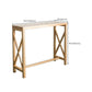 Mesa de Bar rectangular, mesa de Pub contemporánea de madera maciza para interiores