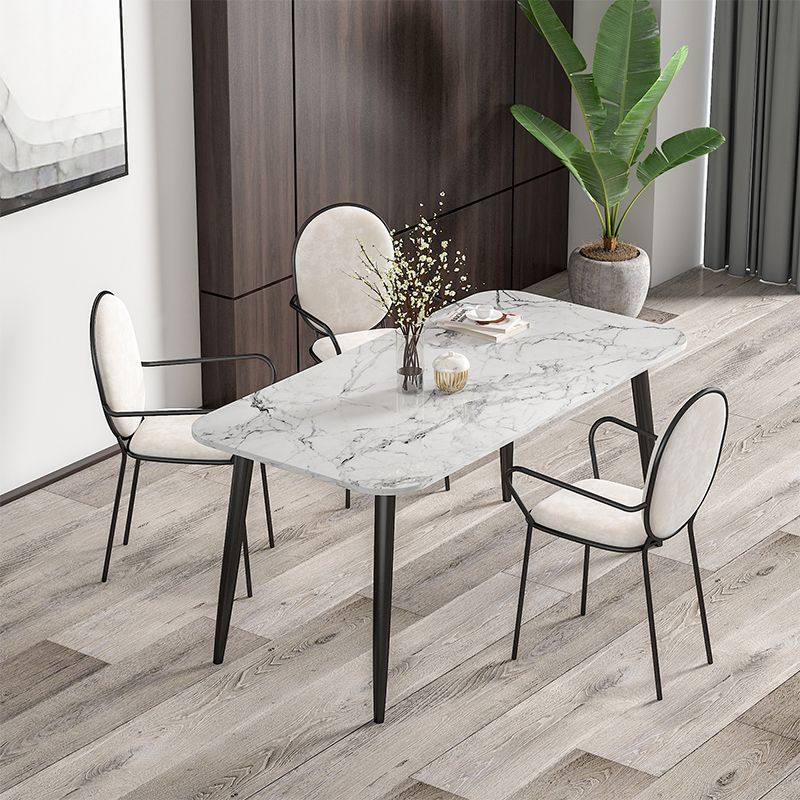Modern 1/2/3/4/5/6/7 Pieces Dining Set Marble Dining Furniture Set /Separate Items Clearhalo 'Dining Room Sets' 'Dining Tables & Seating' 'dining_room_set' 'furn' 'furn_dining_room_set' 'Furniture' 'furniture_dining_room_set' 'Kitchen & Dining Furniture' 'kitchen&dining_furn' 'kitchen' 1200x1200_131920c7-a860-4ab2-abc3-5d86409a2006