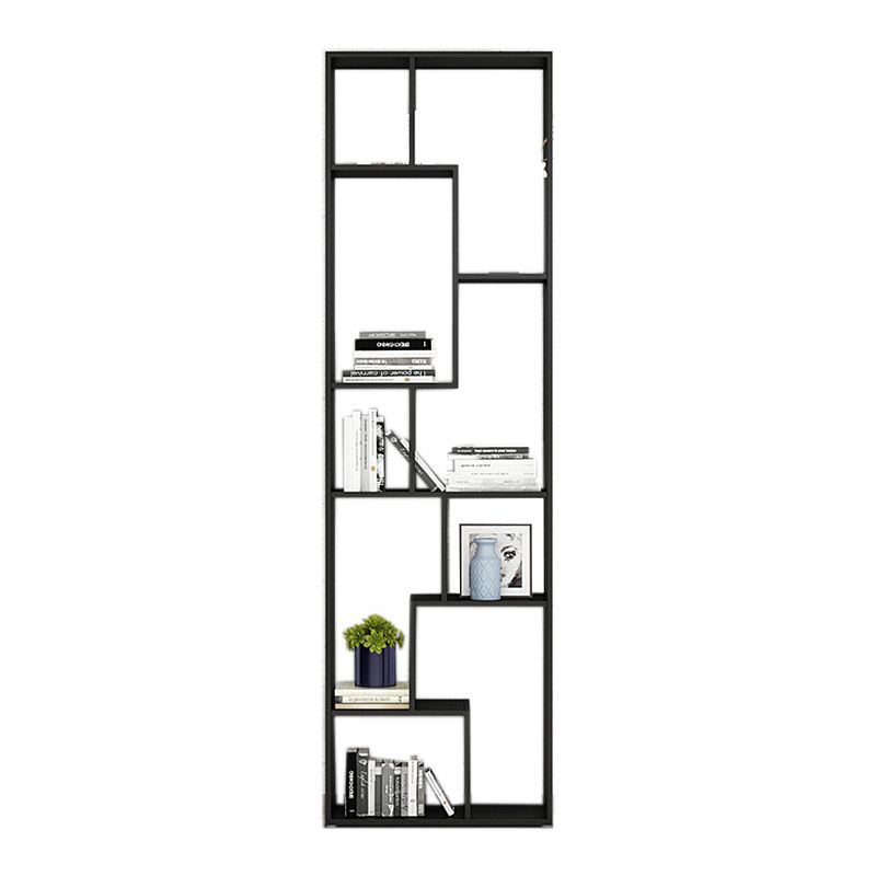 9.8" W Industrial Antique Finish Shelf Bookcase Etagere Metal Bookshelf