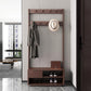 Modern Style Storage Armoire Home Wooden Wardrobe Cabinet with Shelves