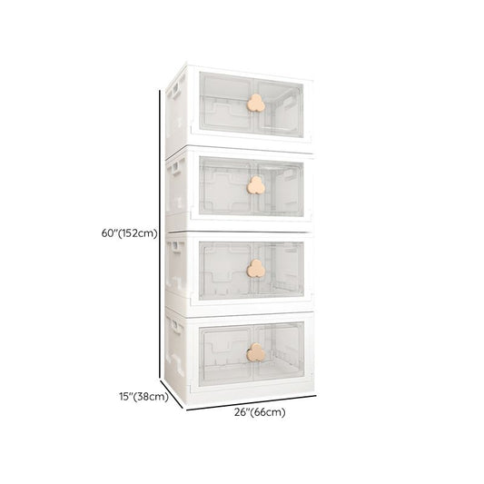 Armoire de rangement à charnière contemporaine Armoire en plastique